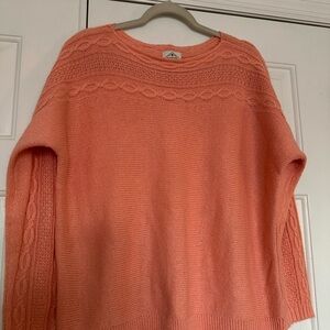 St. John's Bay Coral Cable Knit Sweater